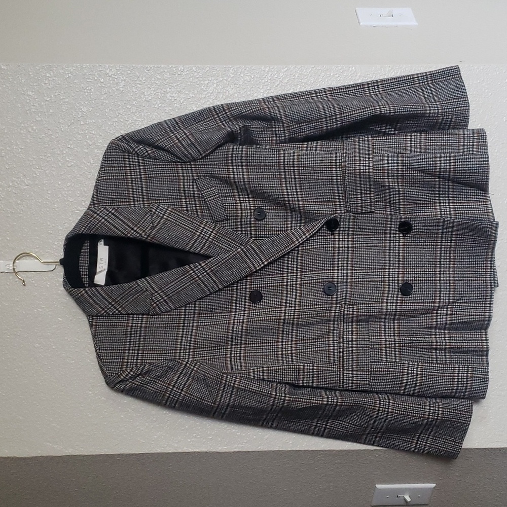 ASTR The Label Plaid Women’s Blazer XS